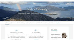 Desktop Screenshot of outdoorphilosophy.co.uk