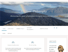 Tablet Screenshot of outdoorphilosophy.co.uk
